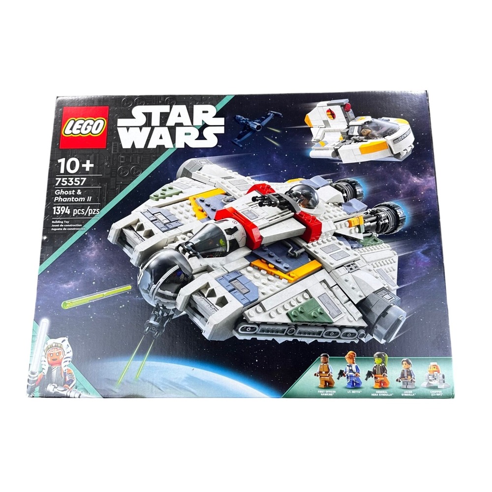 LEGO Star Wars Ghost & Phantom II Set 75357 10+ 1394 Pieces - Retired‎